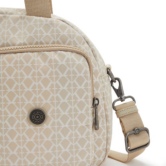 Kipling Cool Defea Klassieke Printed Schoudertassen Beige | België 1825LI